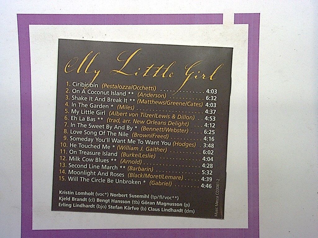 New Orleans Delight - My Little Girl (CD 2002) CD Mint