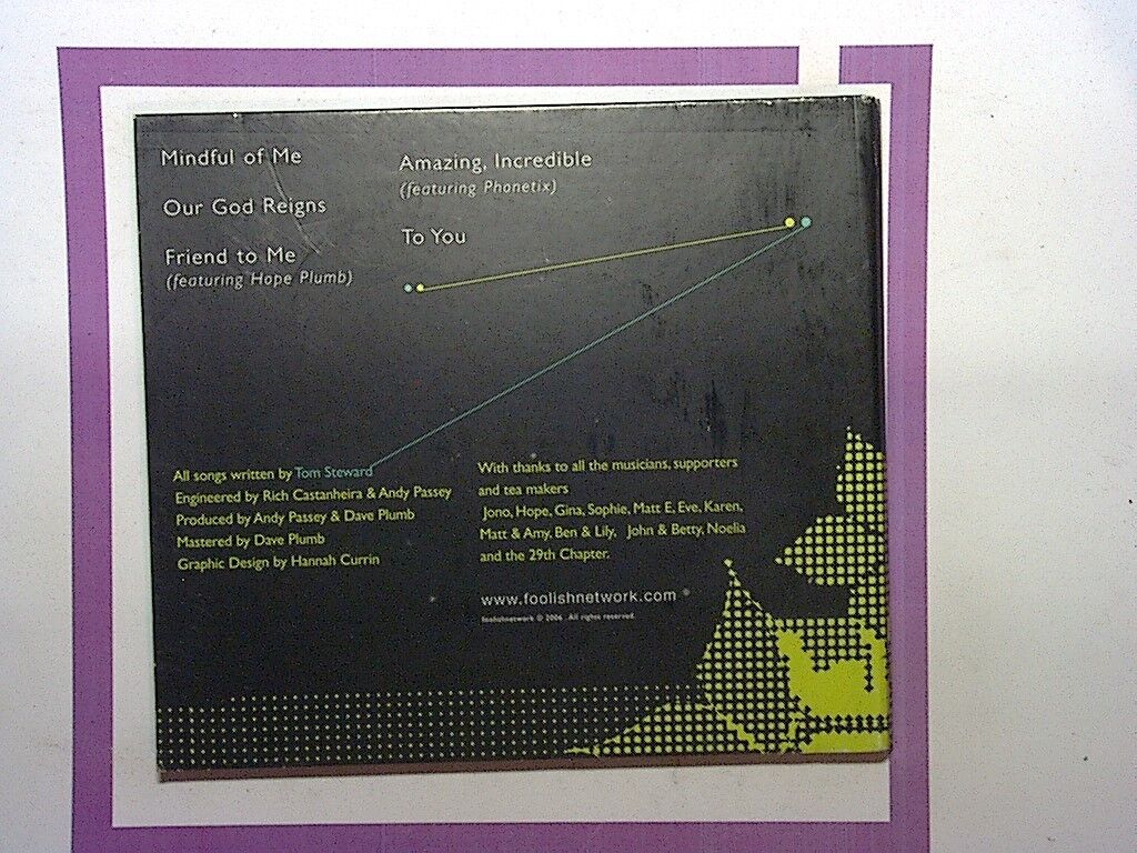 Tom Steward EP CD foolishnetwork Nr Mint