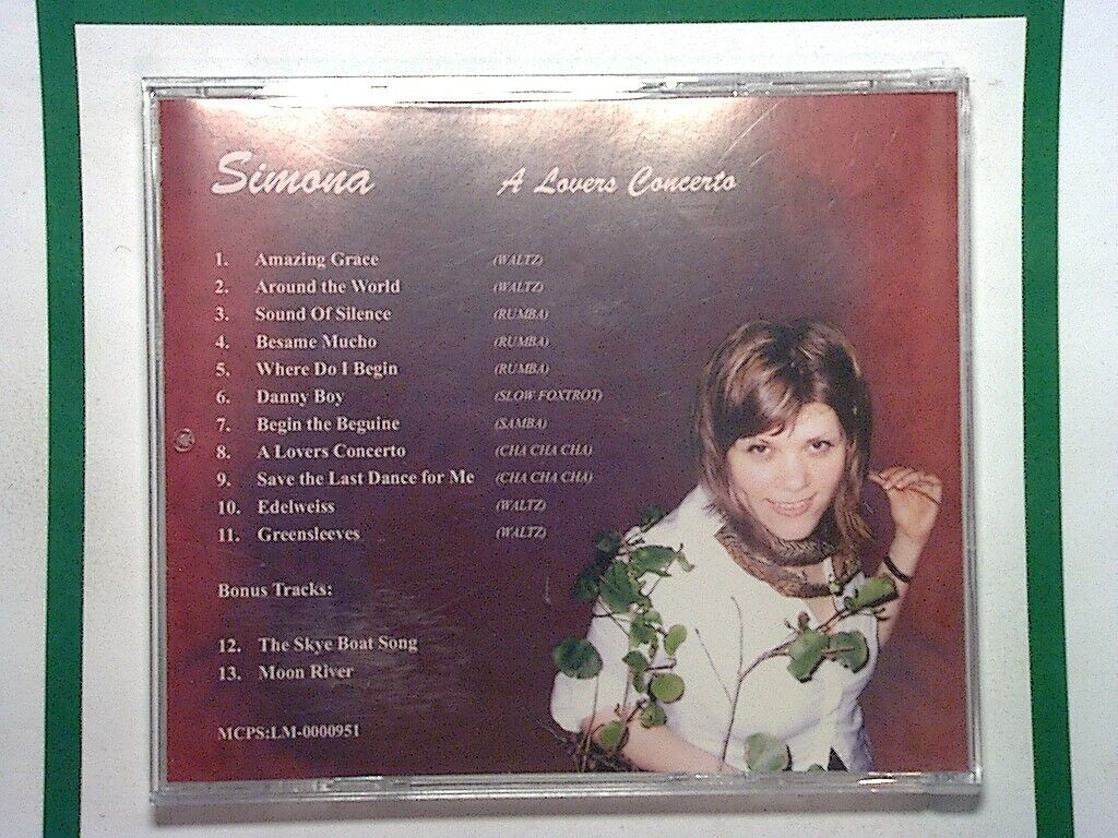 Simona A Lovers Concerto CD Nr Mint