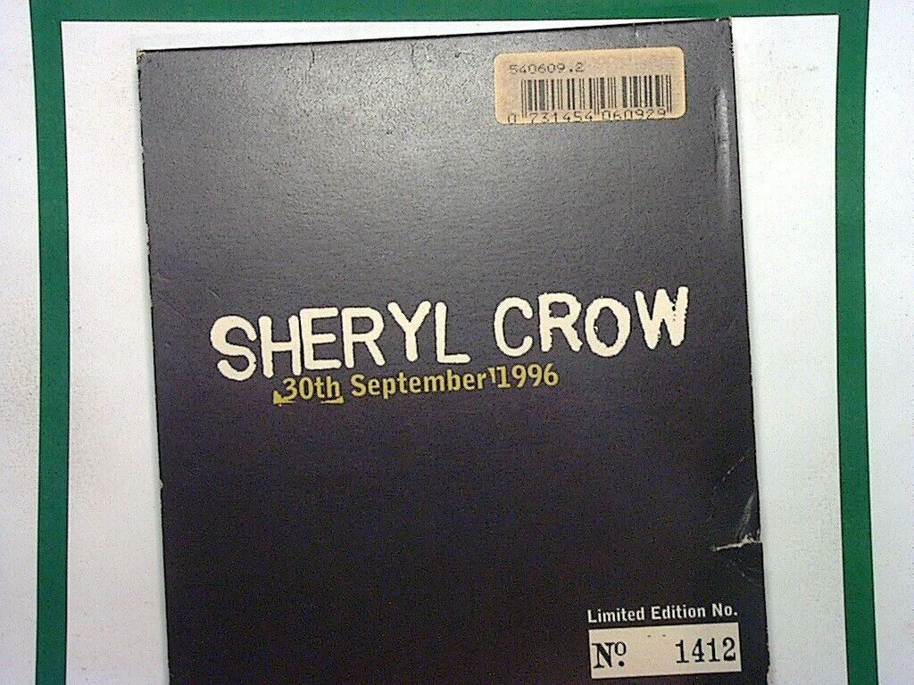 Sheryl Crow 30th September 1996 Limited Edition CD Rare Mint
