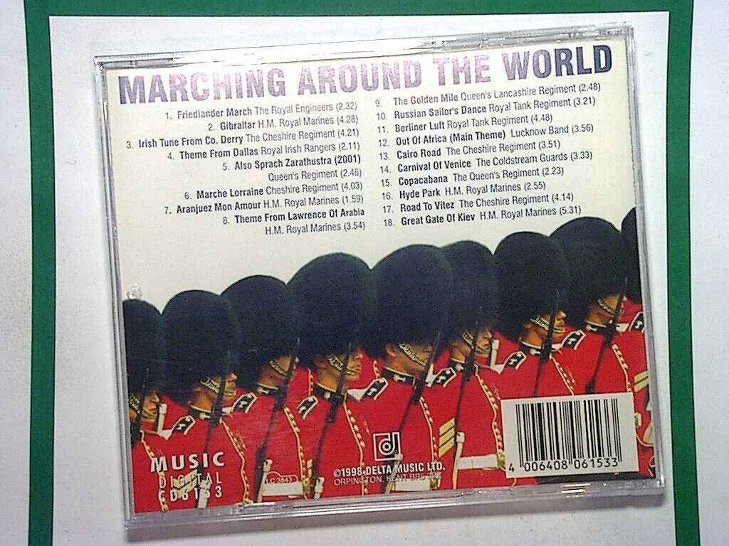 Various Artists - Marching Around the World [Musicmasters] (1998) CD Mint