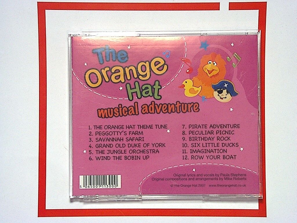 The Orange Hat Musical Adventure CD Mint Paula Stephens Mike Roberts