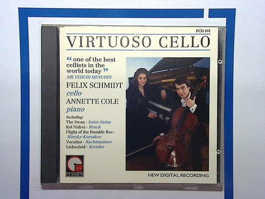 Virtuoso Cello Felix Schmidt and Annette Cole CD Mint