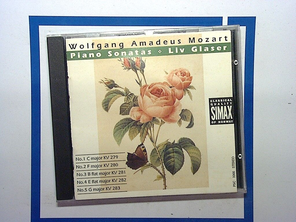 Mozart	Piano Sonatas Vol. 1 (Liv Glaser) CD Mint
