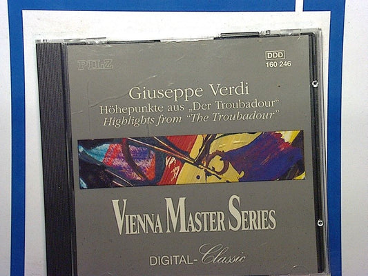 Vienna Master Series Giuseppe Verdi The Troubadour Cd Mint