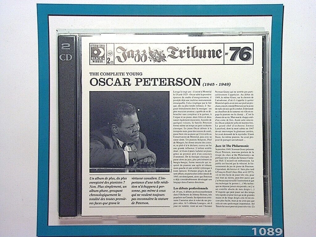The Complete Young...	Oscar Peterson 1945-1949 CD Mint
