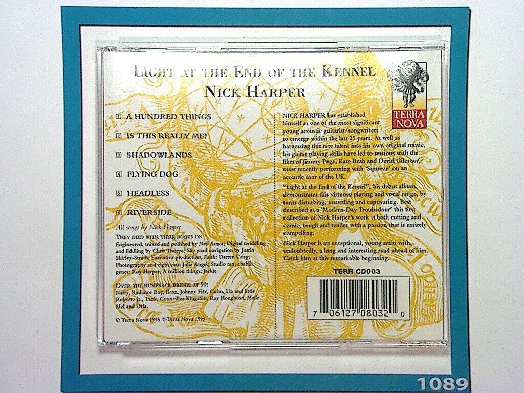 Nick Harper	Light At The End Of The Kennel CD Mint (Gift Option)*