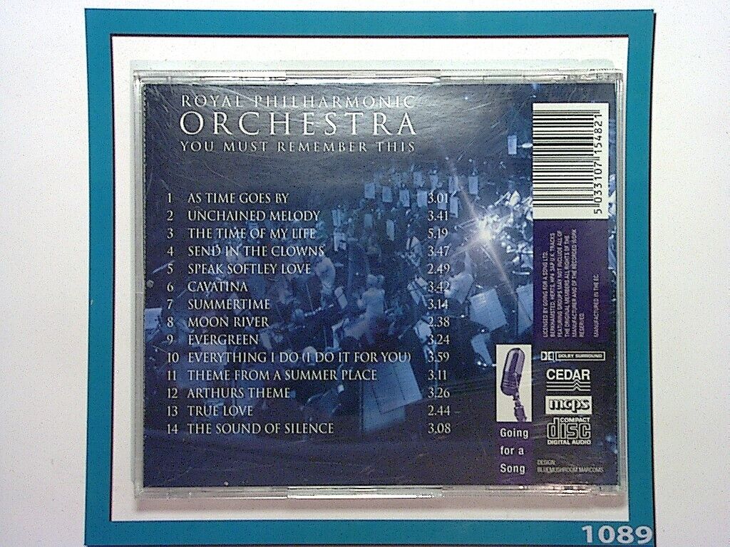 Royal Philharmonic Orchestra	You Must Remember This CD Mint (Gift Option)*
