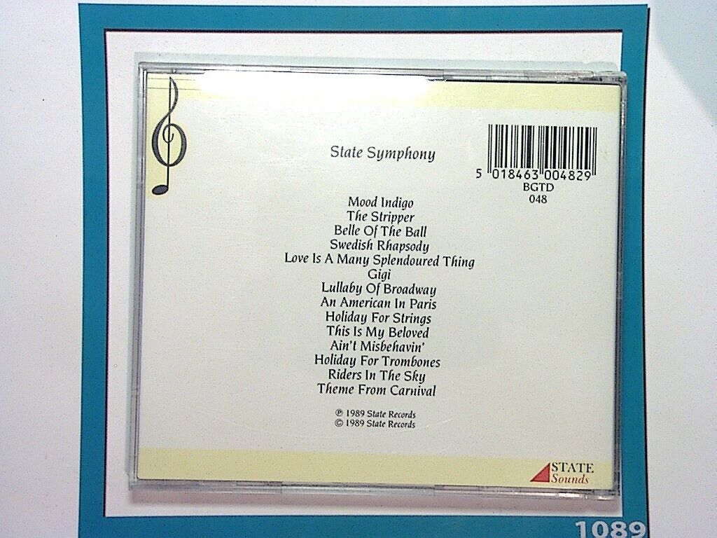 Mood Indigo State Symphony CD Mint (Gift Option)*