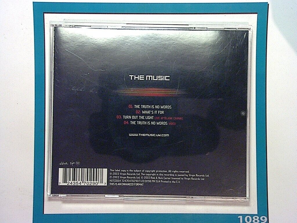The Music	Truth Is No Words CD Mint (Gift Option)*