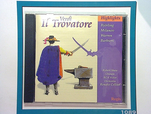 Various	Verdi Il Trovatore (Highlights) Recorded Feb/March 1952 CD Mint
