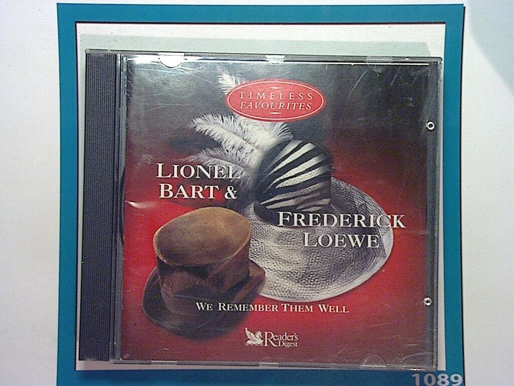 Reader's Digest	Lionel Bart & Frederick Loewe We Remember Them Well 3CD Mint
