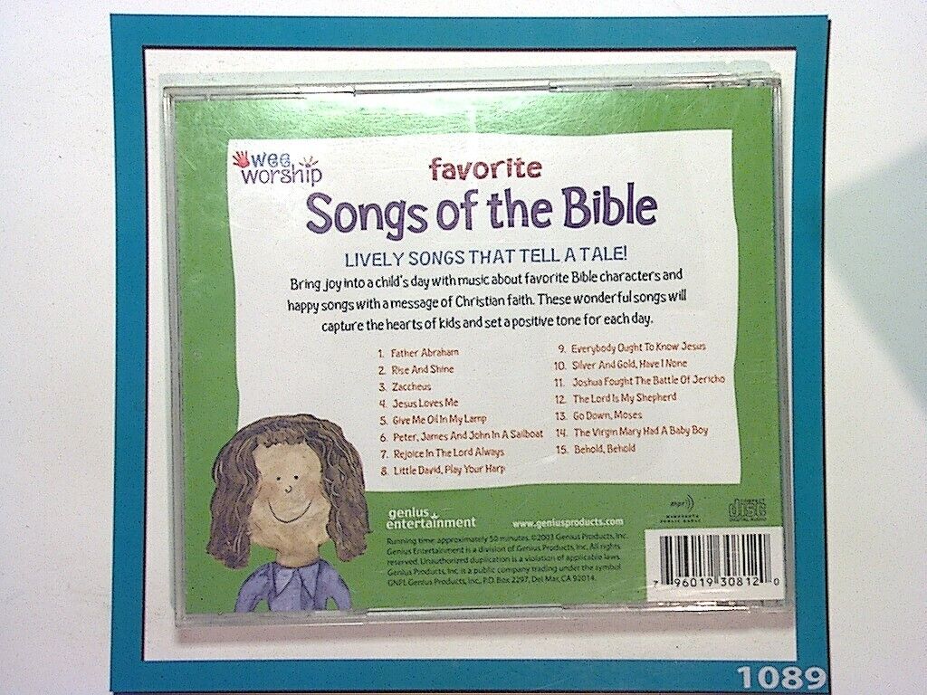 Wee Worship	Favorite Songs of Bible CD Nr Mint (Gift Option)*