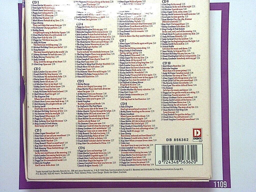 Various Artist	Memories Are Made of This 10CD Mint (Gift Option)*