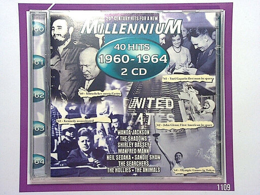 Various Artist	40 Hits of 1960-1964 CD Mint (Gift Option)*