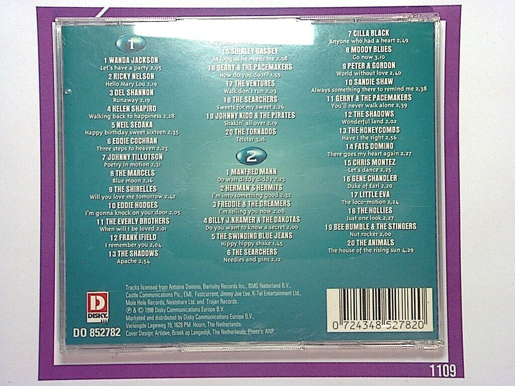 Various Artist	40 Hits of 1960-1964 CD Mint (Gift Option)*