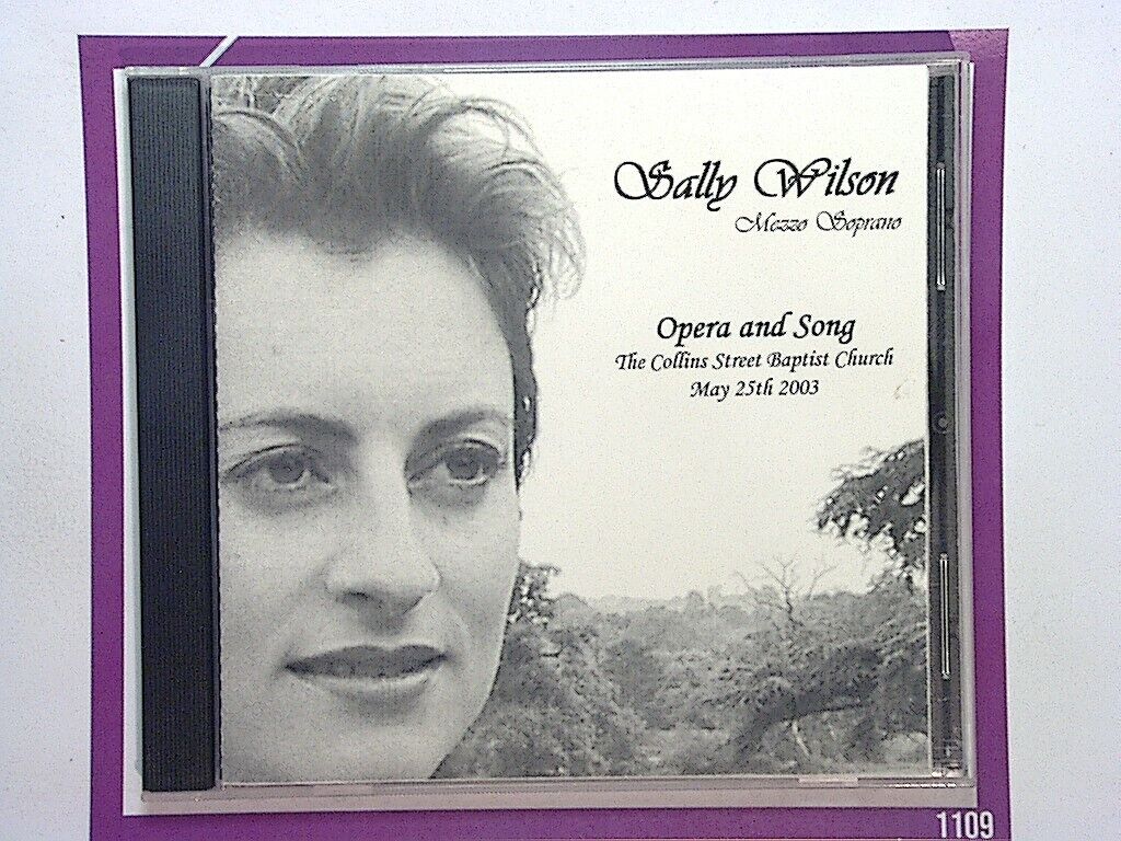 Sally Wilson	Opera And Song Collins Street Baptist Church CD Mint