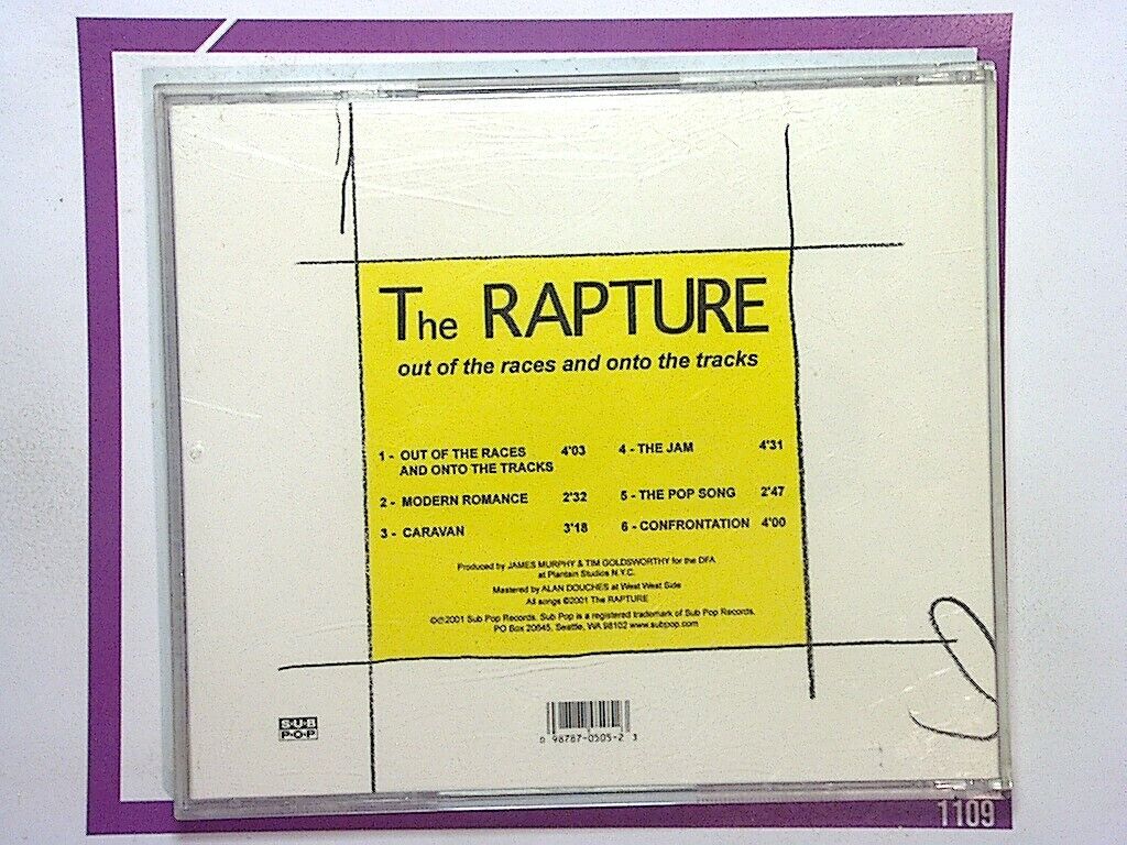 The Rapture	Out Of The Races And Onto The Tracks CD