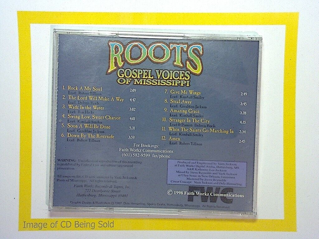 Roots Gospel Voices Of Mississippi	Rooted & Real CD Mint