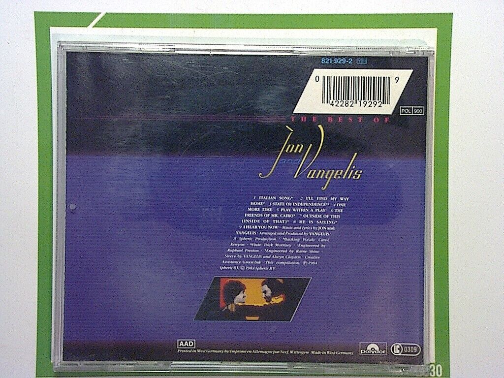 The Best Of Jon & Vangelis CD Like New