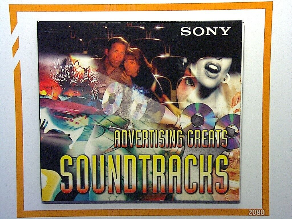 Sony	Advertising Greats Soundtracks CD promo Mint