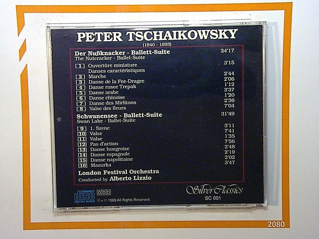 Peter Tschaikowsky	Silver Classics London Festival Orchestra CD Mint