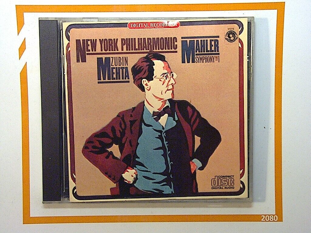 New York Philharmonic Zubin Mehta 	Mahler Symphony No. 1 CD Mint