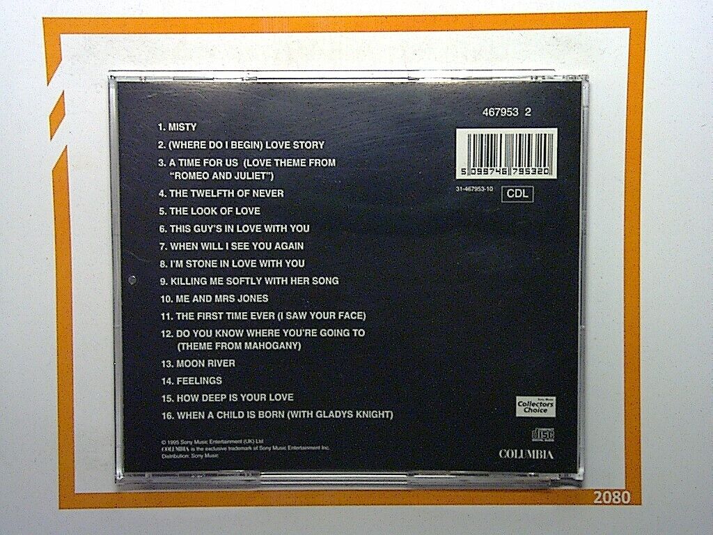 The Hits Of Johnny Mathis CD Like New