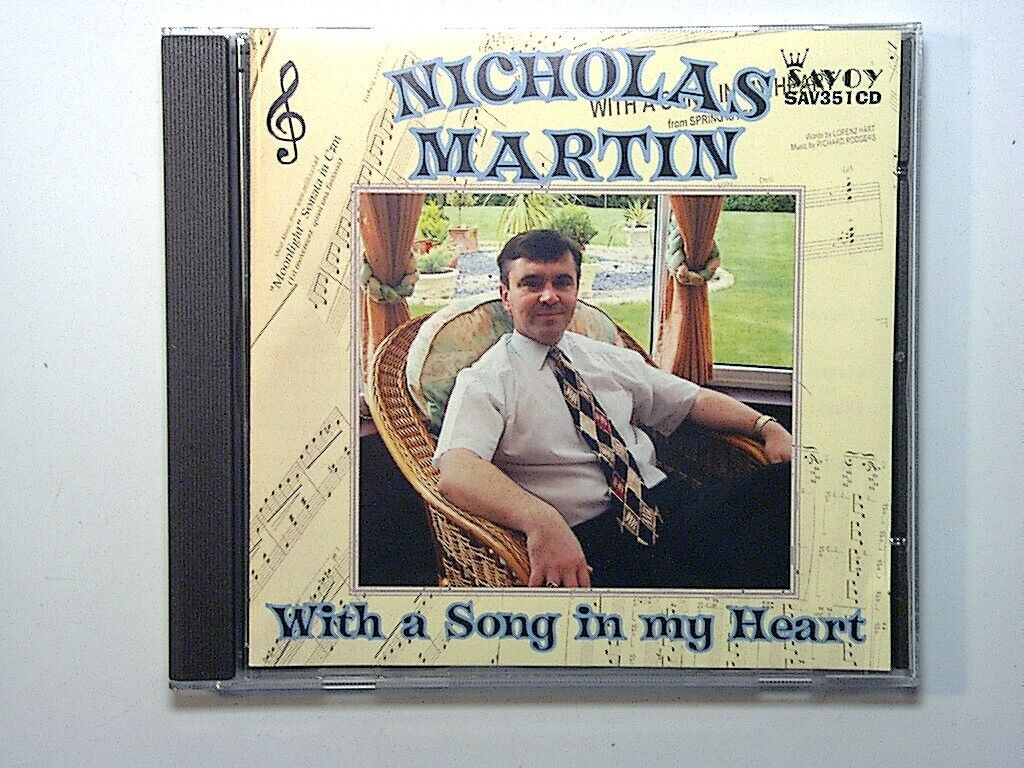 Nicholas Martin	With A Song In My Heart CD Mint