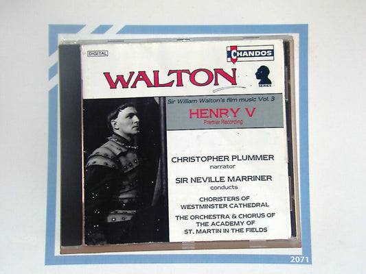 Sir William Walton's Film Music, Vol. 3 (1990) Mint Sir Neville Marriner