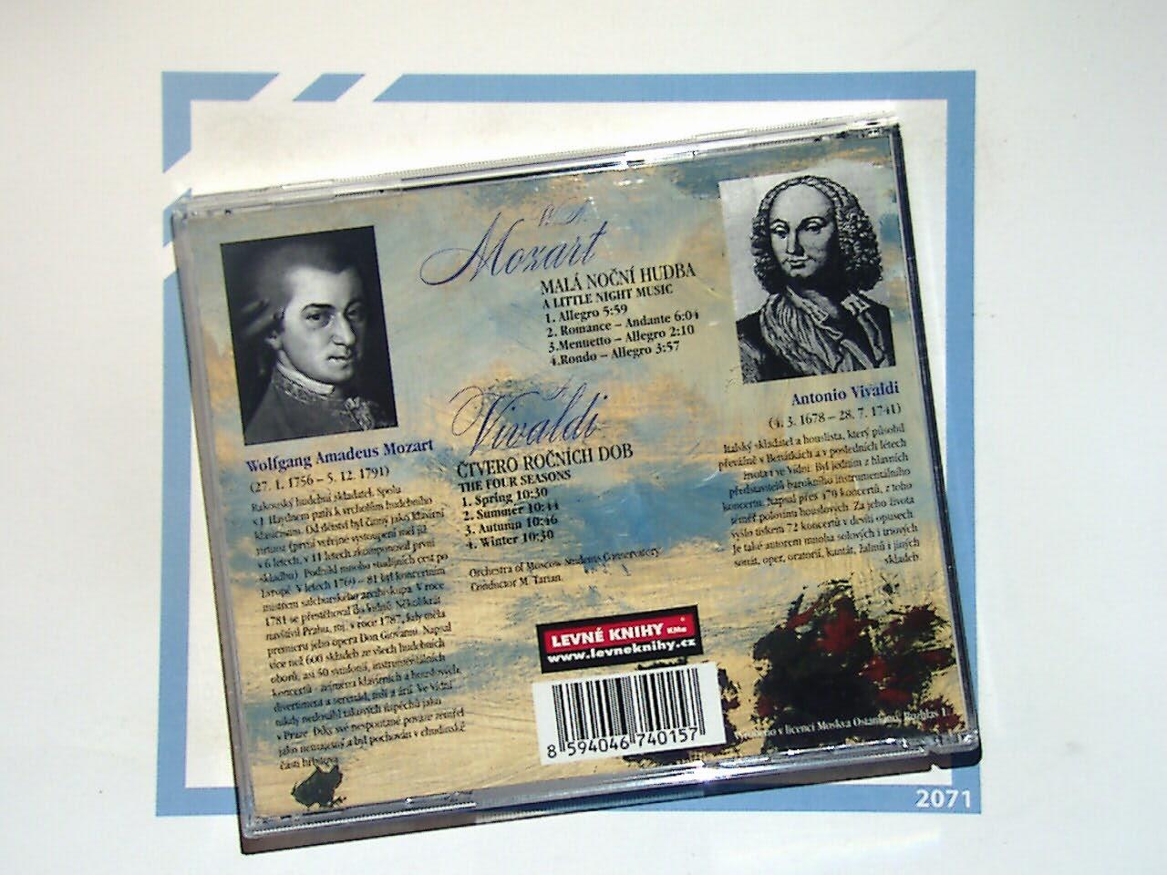 Mozart Vivaldi	Malá Noční Hudba / Čtvero Ročních Dob CD Mint