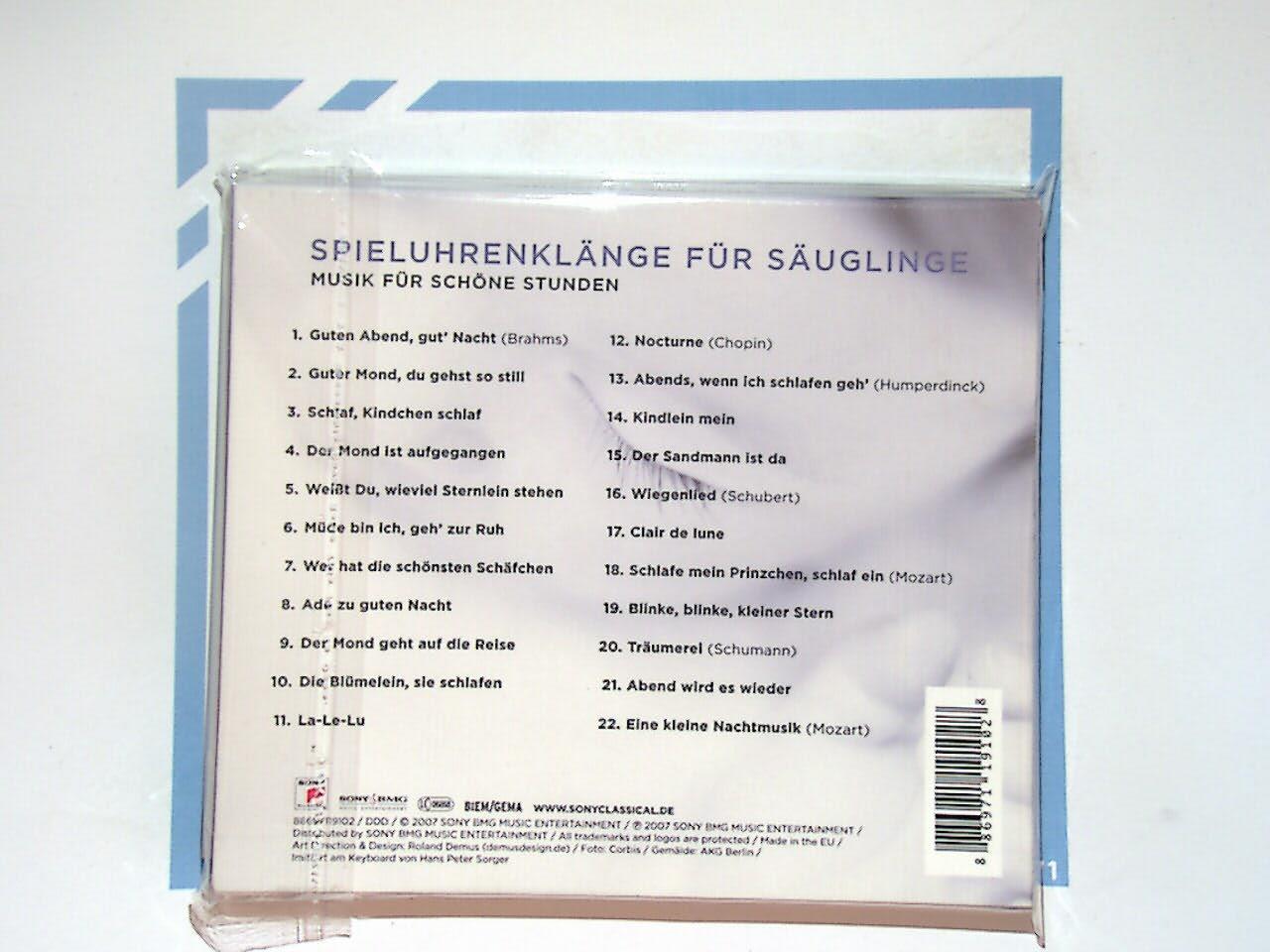 Sanfte Spieluhrenklaen	Musik For Schone Studen CD Mint
