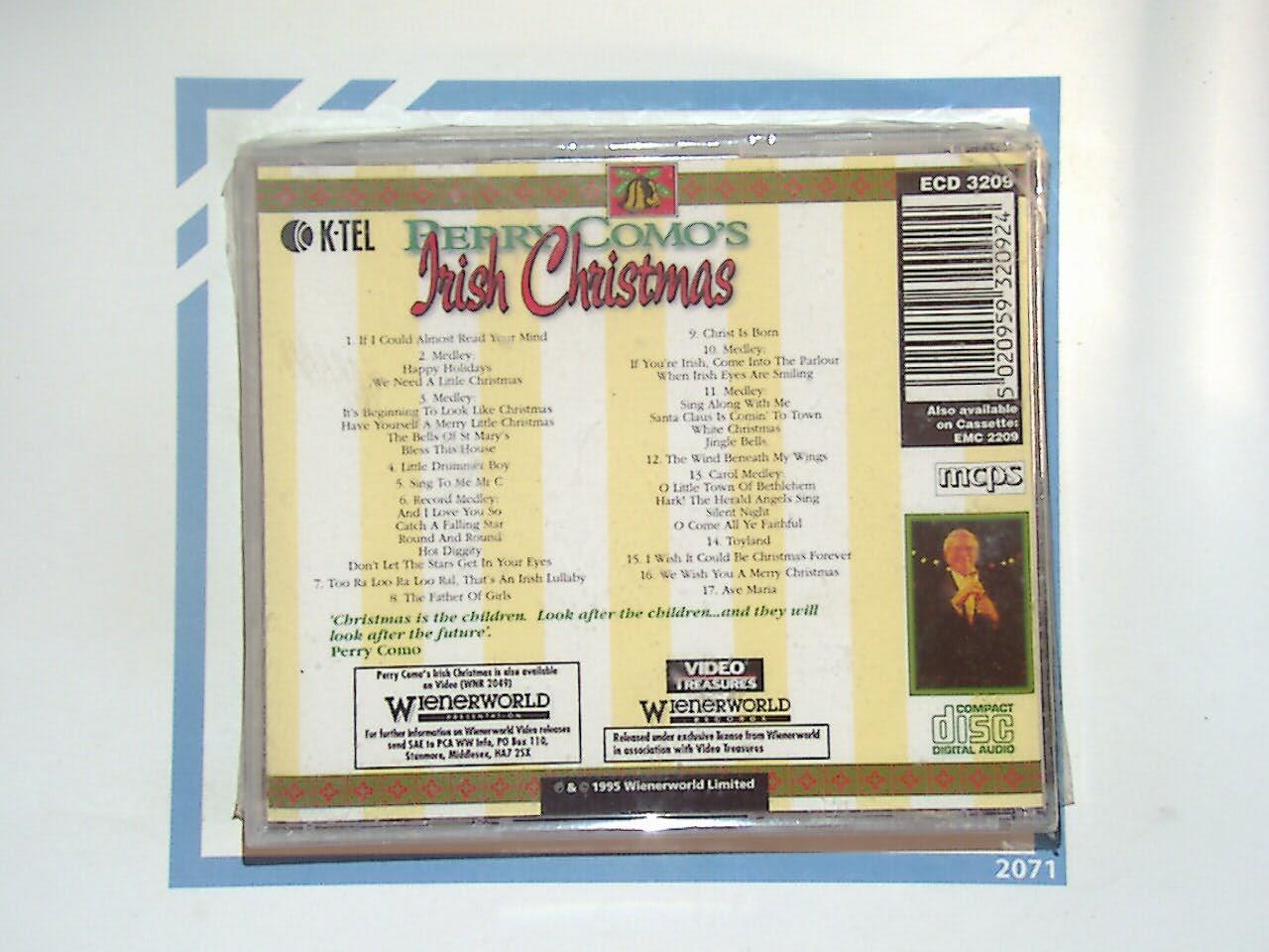 Perry Como's Irish Christmas	 CD New & Sealed