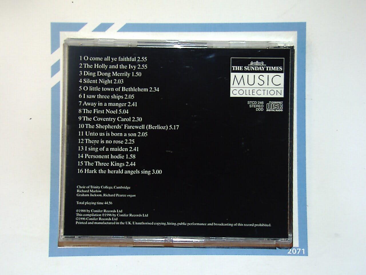 Sunday Times Music Collection	Christmas Carols CD Mint