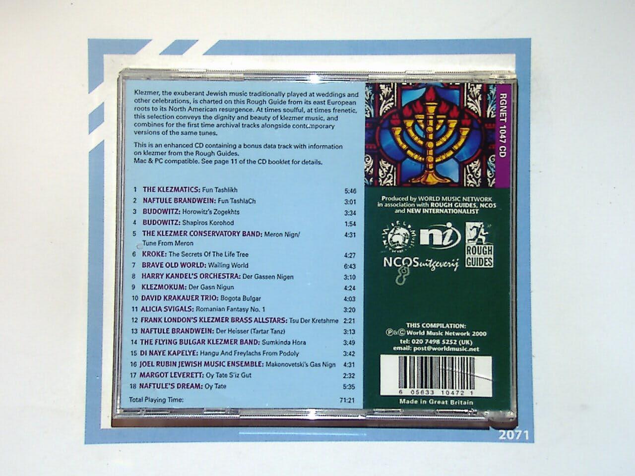 Various Artists	Rough Guide To Klezmer CD Mint