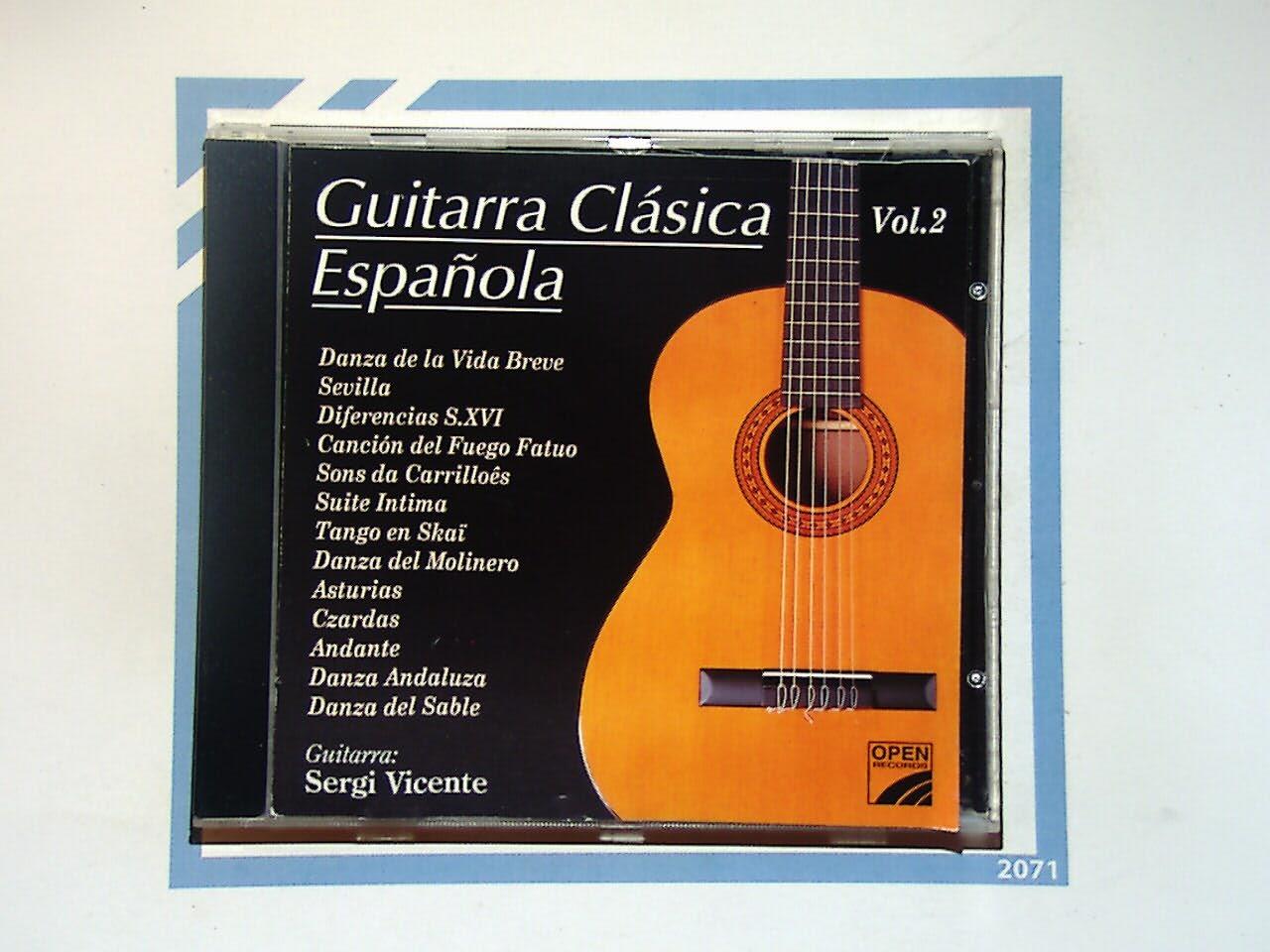 Sergi Vicente	Guitarra Clasica Espanola vol.2 Cd Mint