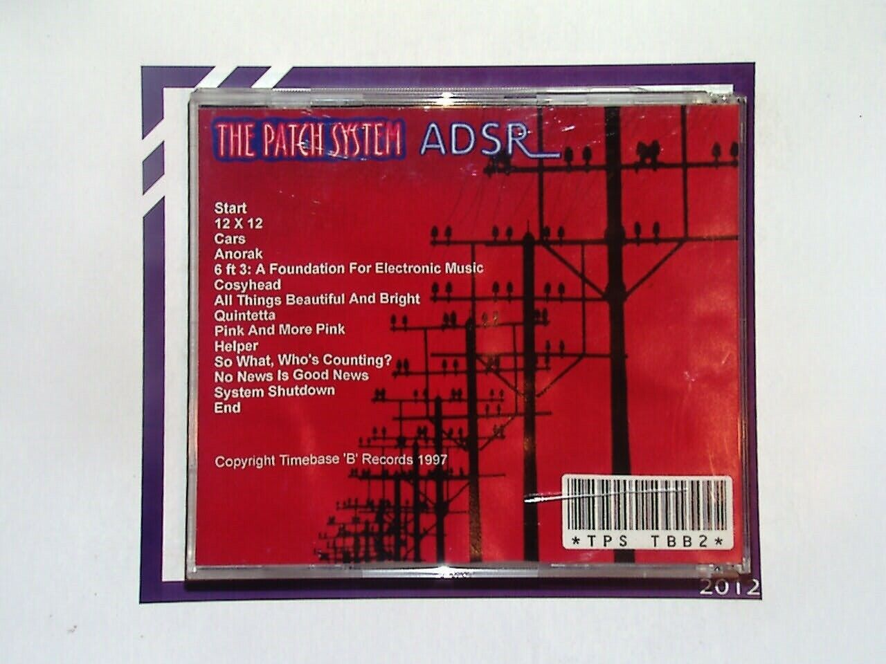 The Patch System	ADSR CD Timebase 'B' Records VGC Signed