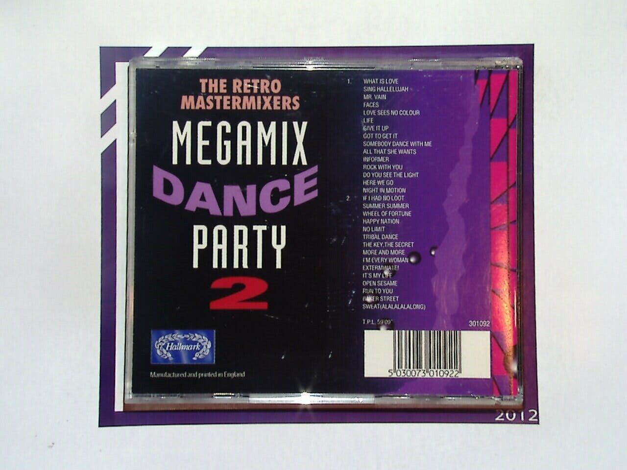 The Retro Mastermixers	Megamix Dance Party 2 CD VGC