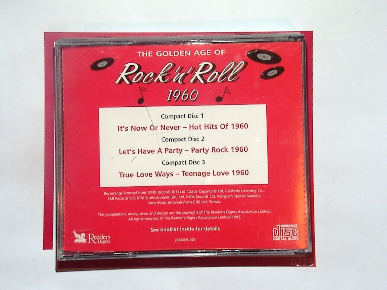 Readers Digest The Golden Age of Rock 'n' Roll	1960 3CD Mint