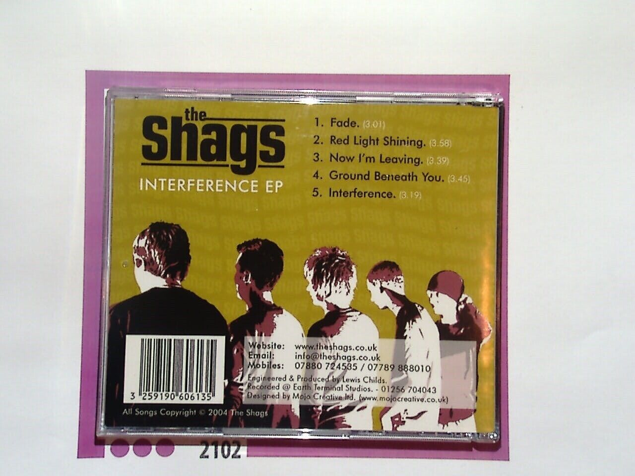 The Shags	Interference EP CD Nr Mint