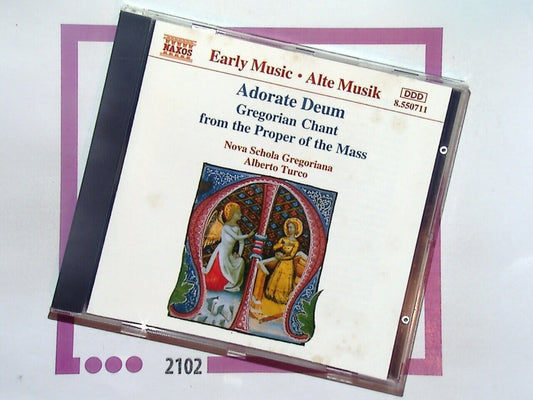 Adorate Deum - Gregorian Chant from the Proper of the Mass CD Mint