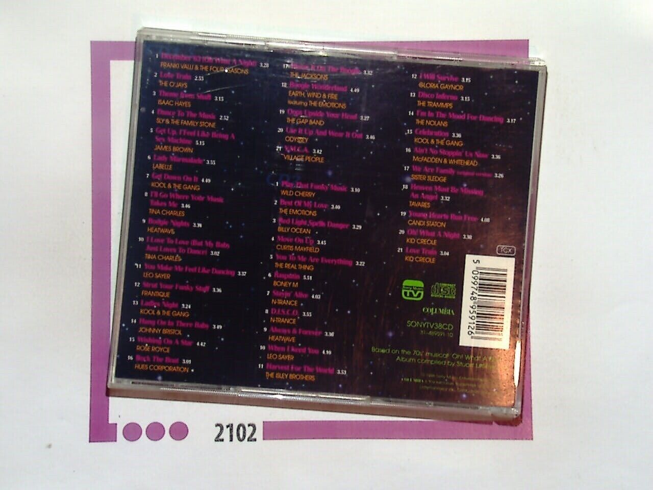 Various Artists		Oh What a Night 2CD VGC Ultimate 70s Party