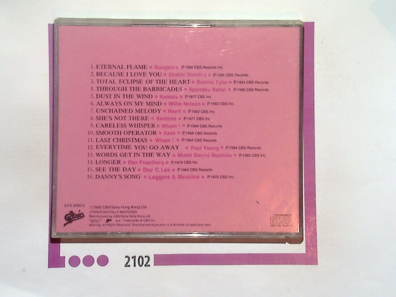 Various - The Best of New Fashioned Love songs CD VGC