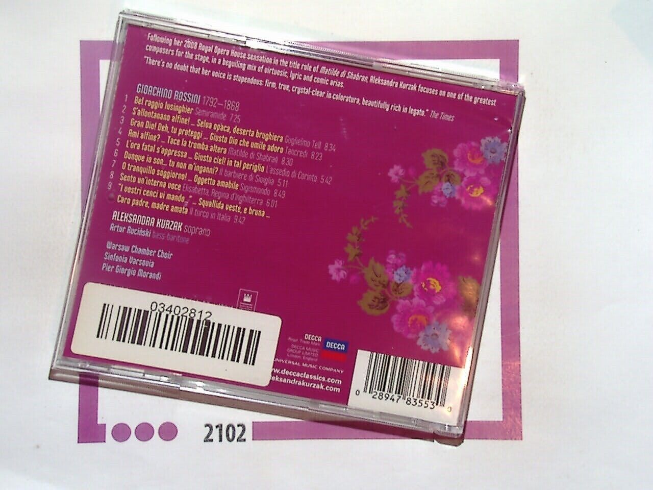 Pier Giorgio Morandi - Bel Raggio	 CD VGC Ex-Library