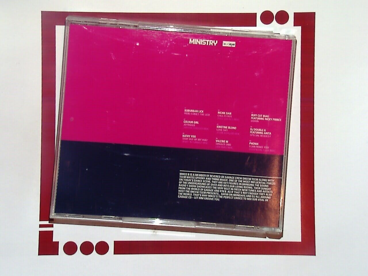 Minitry	Vital Uk Garage Mixed By Mikee B Of The Dreem Team CD VG