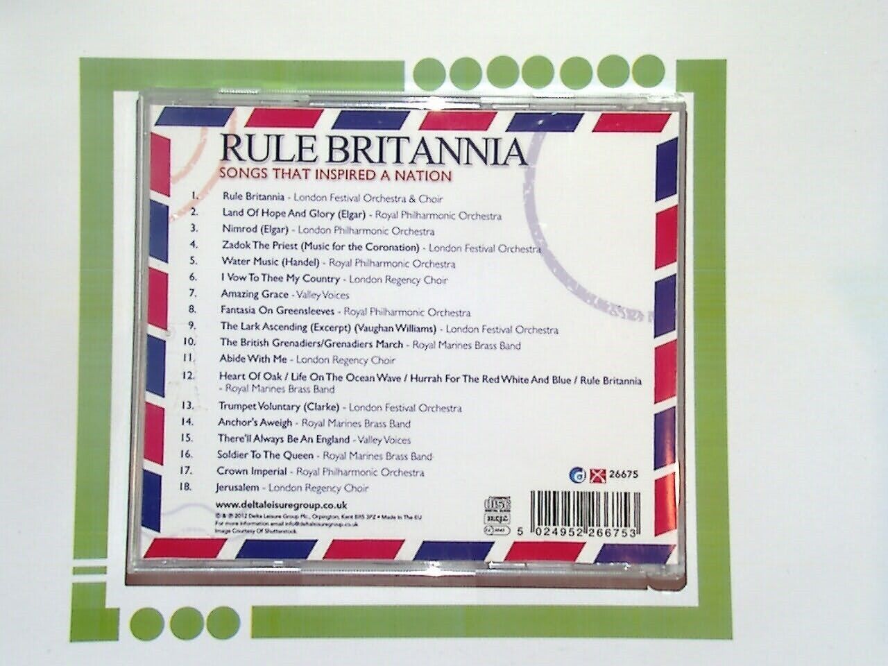 various - Rule Britannia CD Nr Mint Songs That Inspired A Nation
