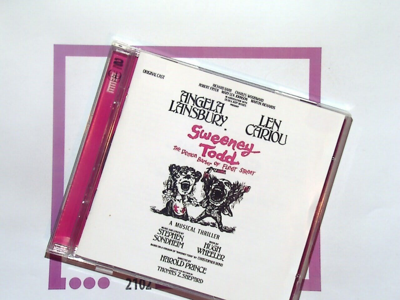 Stephen Sondheim	Sweeney Todd Extra Tracks, Remastered 2CD Nr Mint
