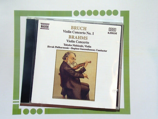 Takako Nishizaki	Bruch: Violin Concerto No.1 / Brahms: Violin CD Nr Mint