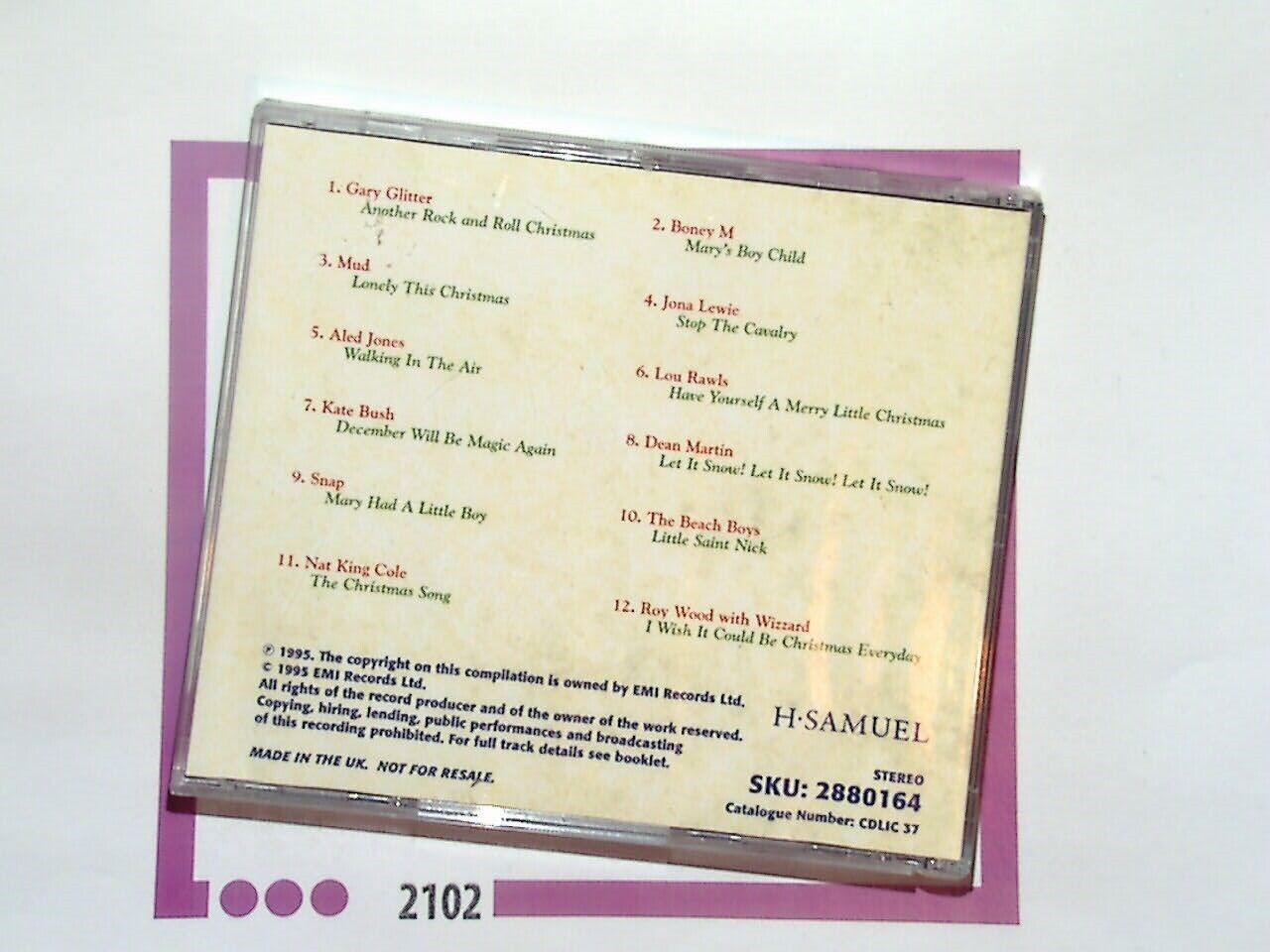 Mistletoe & Music	12 Classic Christmas Hits CD Nr Mint