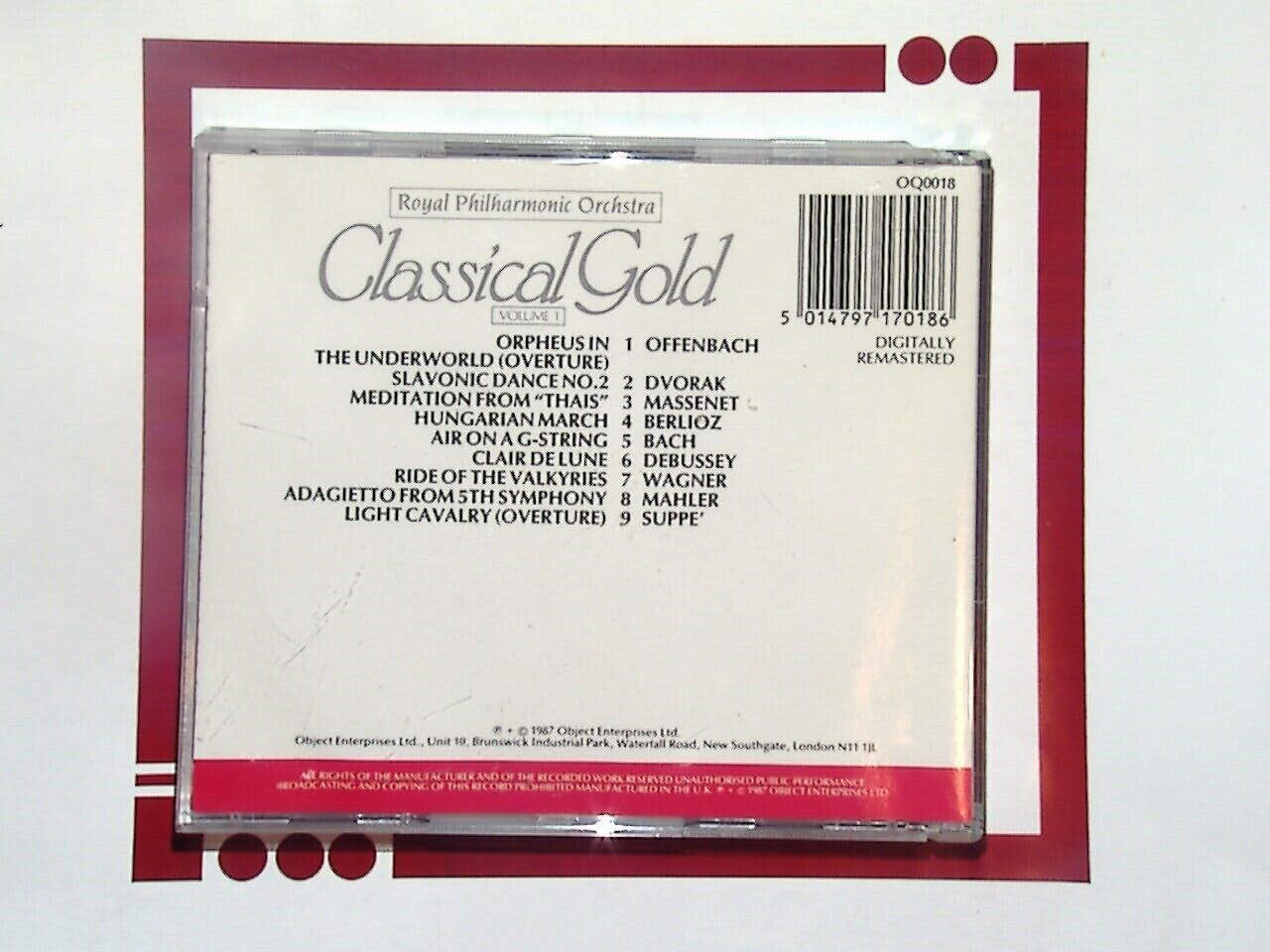 Royal Philharmonic Orchestra	Classical Gold CD Mint